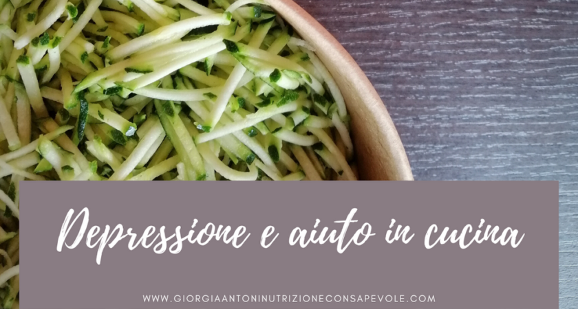 Depressione e aiuto in cucina