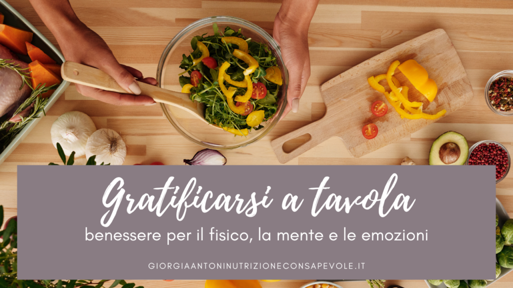 Gratificarsi a tavola